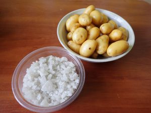 Ингредиенты для приготовления соленого картофеля "Фрай"